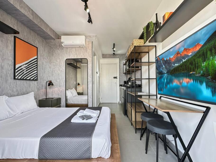 Apartamento Kitchen Balcony Modern São Paulo